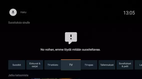 OnePlace - Vinkkejä - TV