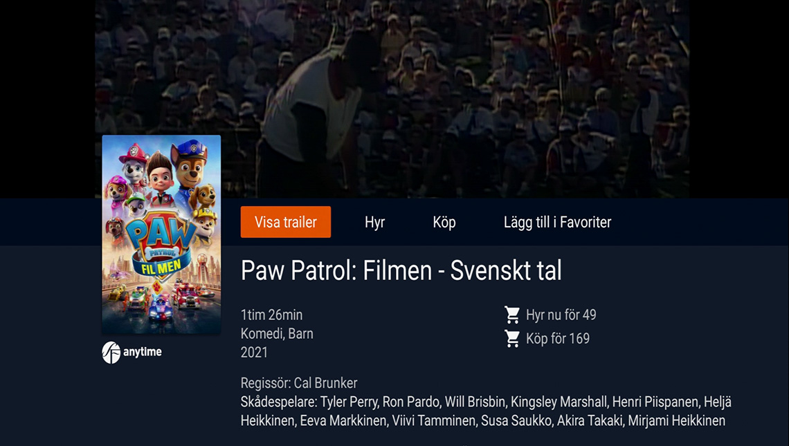 Hyra eller köpa filmer och serier